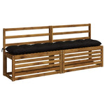 Pad párnák VIANEN 2 db 100% poliészter Fekete 180 x 30 x 12 cm 3