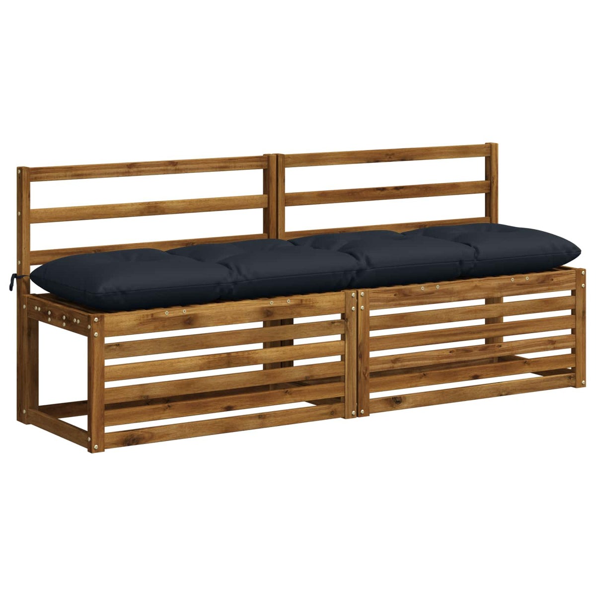 Padpárna VIANEN 100% poliészter Sötét kék 180 x 40 x 12 cm 2