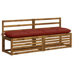 Padpárna VIANEN 100% poliészter Piros 180 x 40 x 12 cm 3