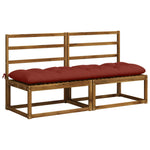 Padpárna VIANEN 100% poliészter Piros 180 x 50 x 12 cm 3