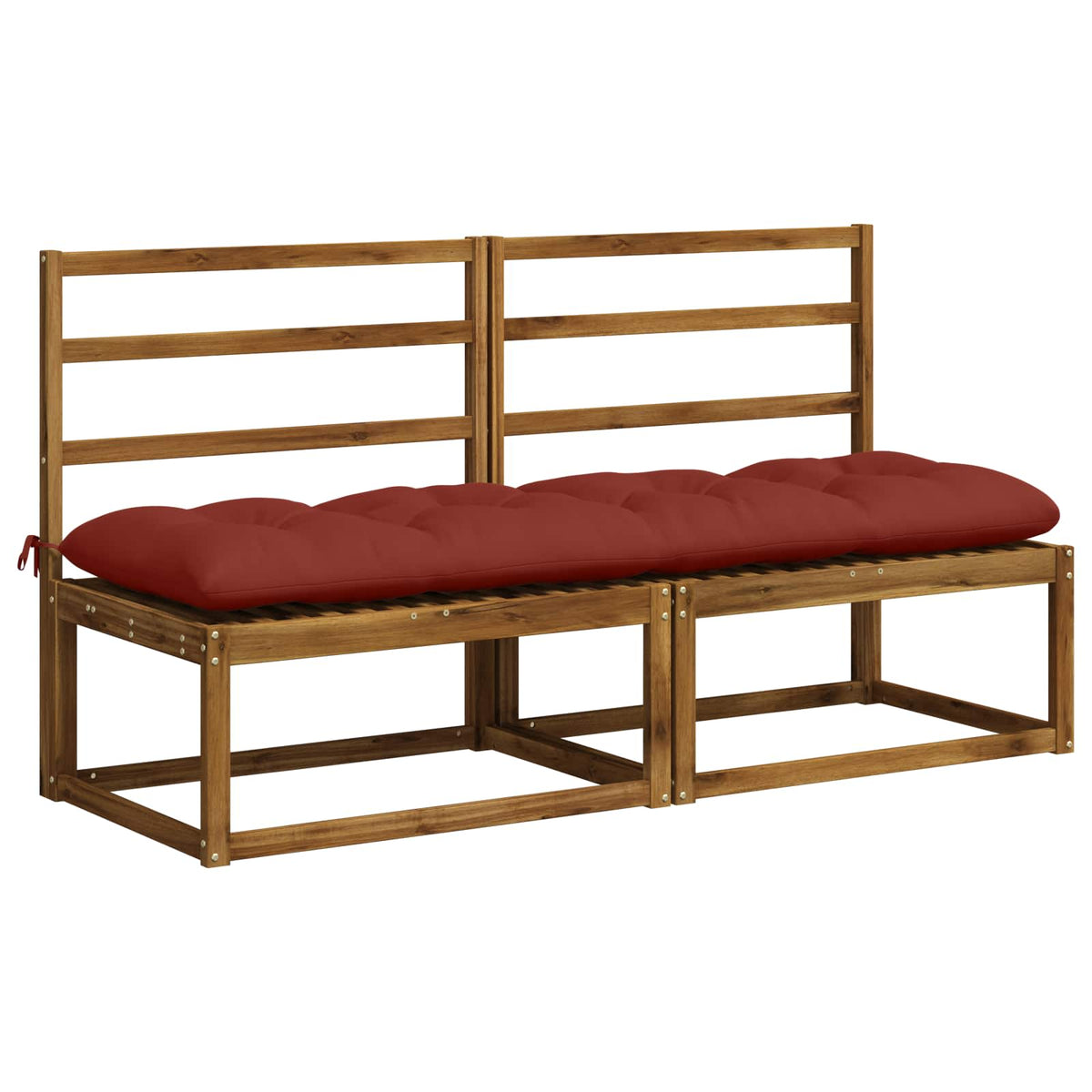 Padpárna VIANEN 100% poliészter Piros 180 x 50 x 12 cm 3