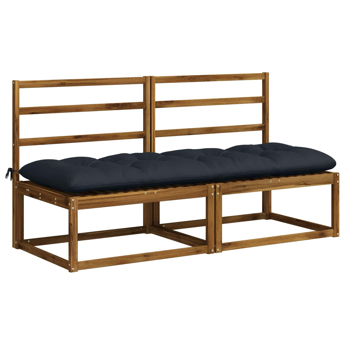 Padpárna VIANEN 100% poliészter Sötét kék 180 x 60 x 12 cm 3