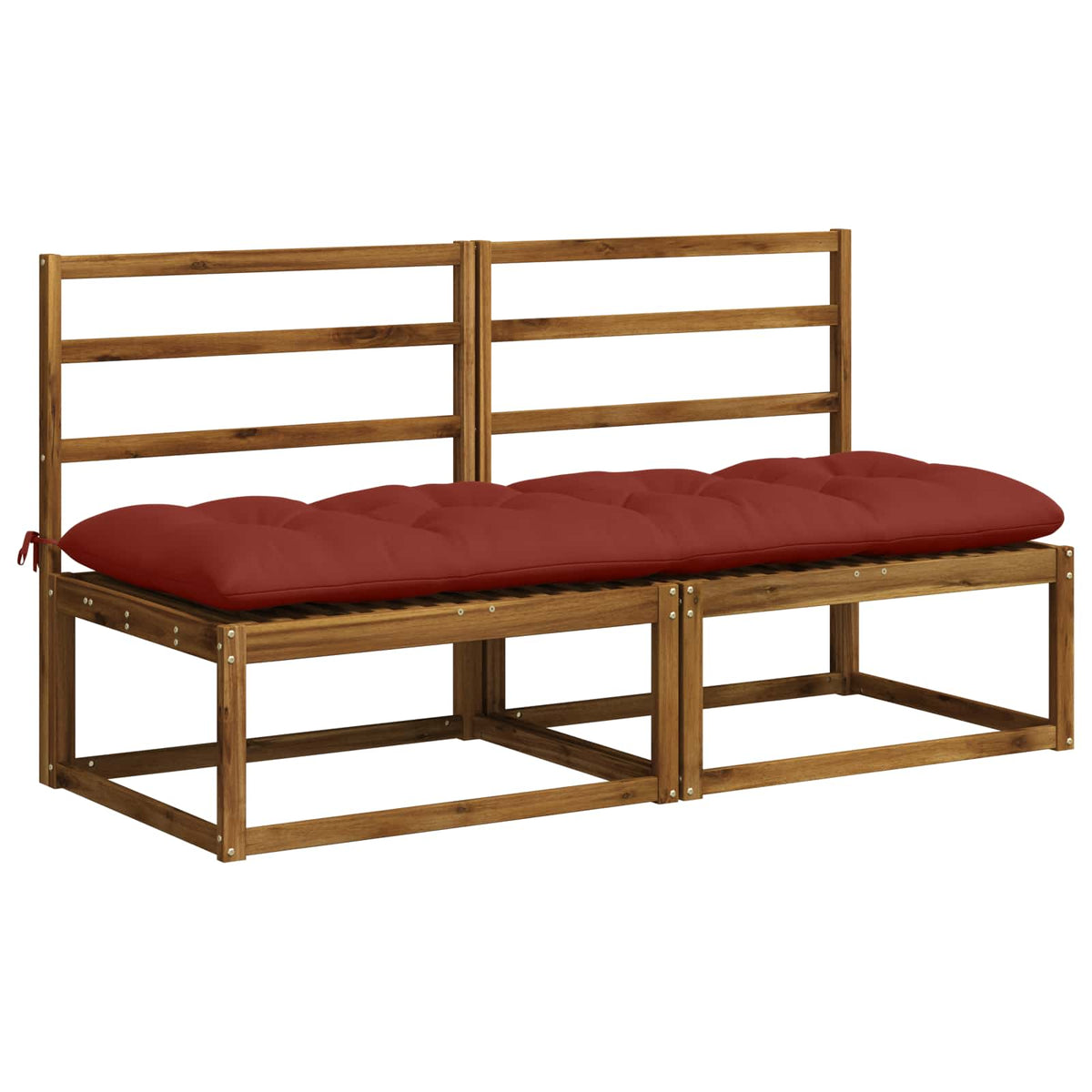 Padpárna VIANEN 100% poliészter Piros 180 x 60 x 12 cm 3