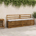 Pad párnák VIANEN 2 db 100% poliészter Fehér 200 x 30 x 12 cm