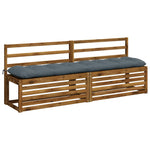 Pad párnák VIANEN 2 db 100% poliészter Kék 190 x 40 x 12 cm 3
