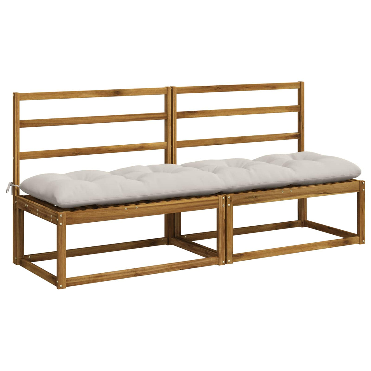 Pad párnák VIANEN 2 db 100% poliészter Fehér 190 x 50 x 12 cm 3
