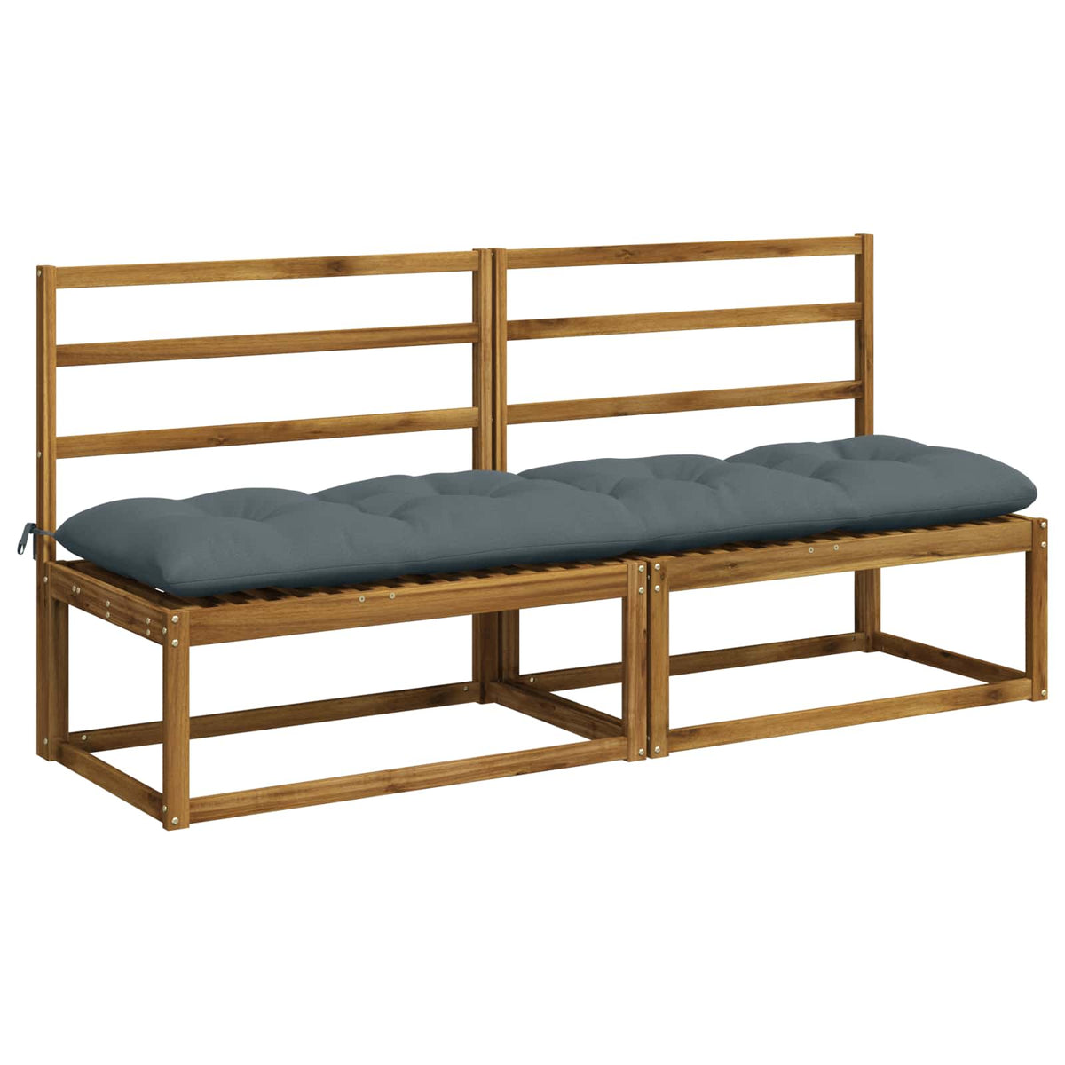 Pad párnák VIANEN 2 db 100% poliészter Kék 190 x 50 x 12 cm 3