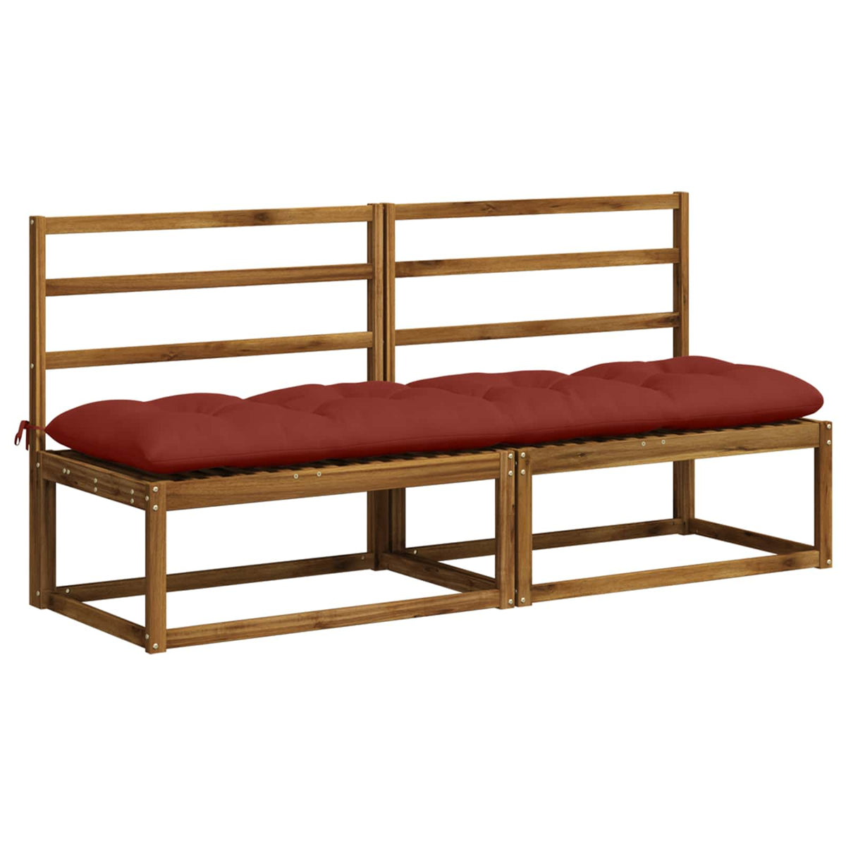 Padpárna VIANEN 100% poliészter Piros 190 x 50 x 12 cm 3