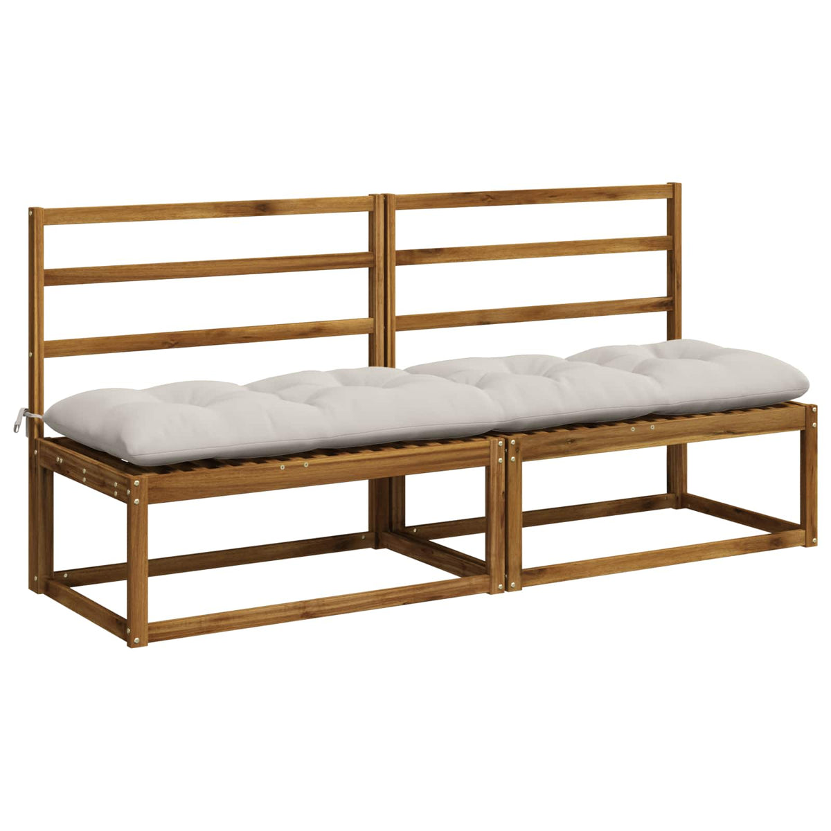 Pad párnák VIANEN 2 db 100% poliészter Fehér 190 x 60 x 12 cm 3