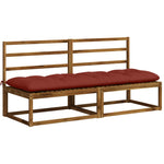 Padpárna VIANEN 100% poliészter Piros 190 x 60 x 12 cm 3