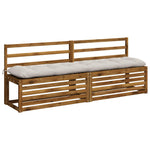 Pad párnák VIANEN 2 db 100% poliészter Fehér 200 x 40 x 12 cm 3