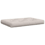 Pallet ülőpárna VIANEN 100% poliészter Fehér 120 x 60 x 12 cm 4