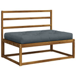 Pallet ülőpárna VIANEN 100% poliészter Kék 120 x 60 x 12 cm 2