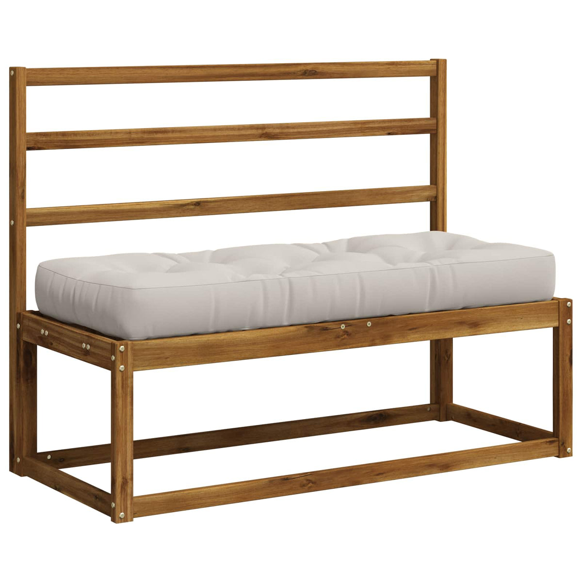 Pallet ülőpárna VIANEN 100% poliészter Fehér 120 x 50 x 12 cm 2