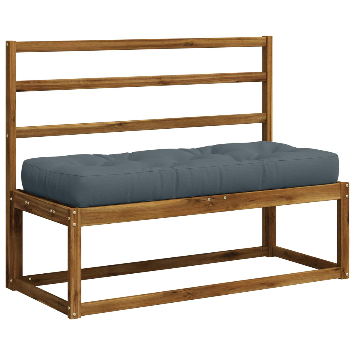 Pallet ülőpárna VIANEN 100% poliészter Kék 120 x 50 x 12 cm 2
