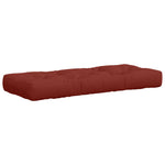 Pallet ülőpárna VIANEN 100% poliészter Piros 120 x 50 x 12 cm