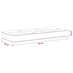 Pallet ülőpárna VIANEN 100% poliészter Piros 120 x 50 x 12 cm 7