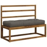 Pallet ülőpárna VIANEN 100% poliészter Szürke 120 x 50 x 12 cm 3
