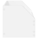 Vinyl Album Doboz 2 db Fehér 38 x 30 x 29 cm Szerelt Fa 6