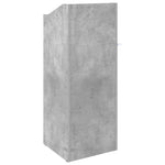 Hanglemez szekrény Betonszürke 36 x 36 x 95,5 cm Szerelt Fa 6