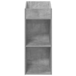 Hanglemez szekrény Betonszürke 36 x 36 x 95,5 cm Szerelt Fa 4