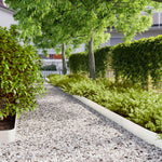 Fűszegélyezés 30 db 15 x 103 cm Acél Fehér