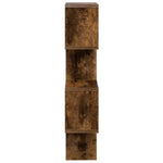 Falpolc Falra szerelhető Füstös Tölgy 39 x 15 x 76 cm 5