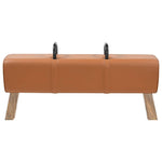 Pad Barna 110 x 30 x 45 cm Valódi Bőr 2