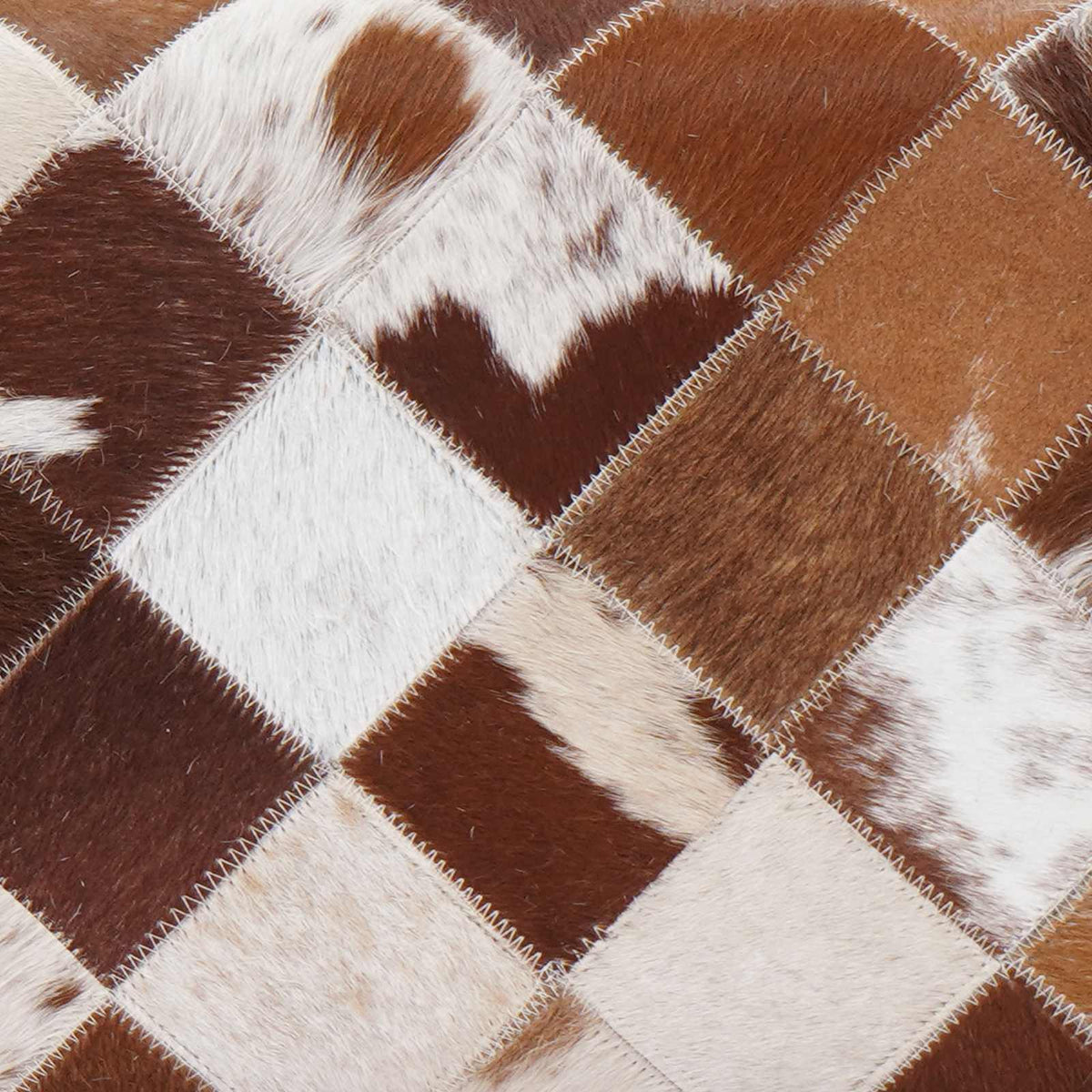 Bárszék 2 db Barna patchwork 44 x 33 x 74 cm Valódi Bőr 13