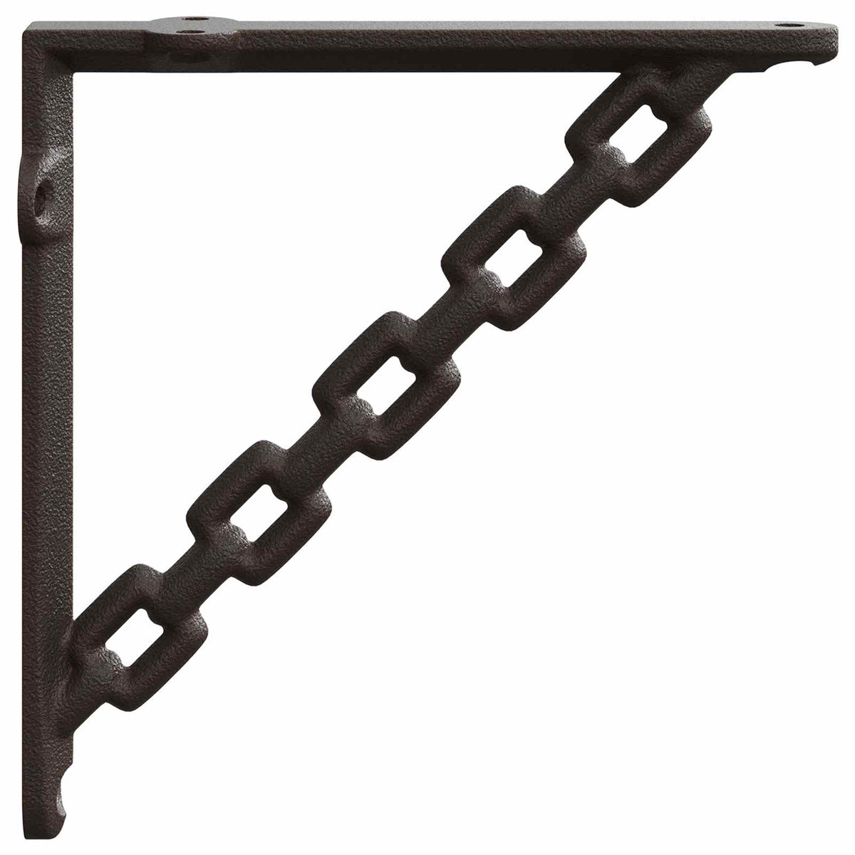 Fal polc tartók 12 db Antik Barna 21 x 21 x 3.5 cm Acél 2