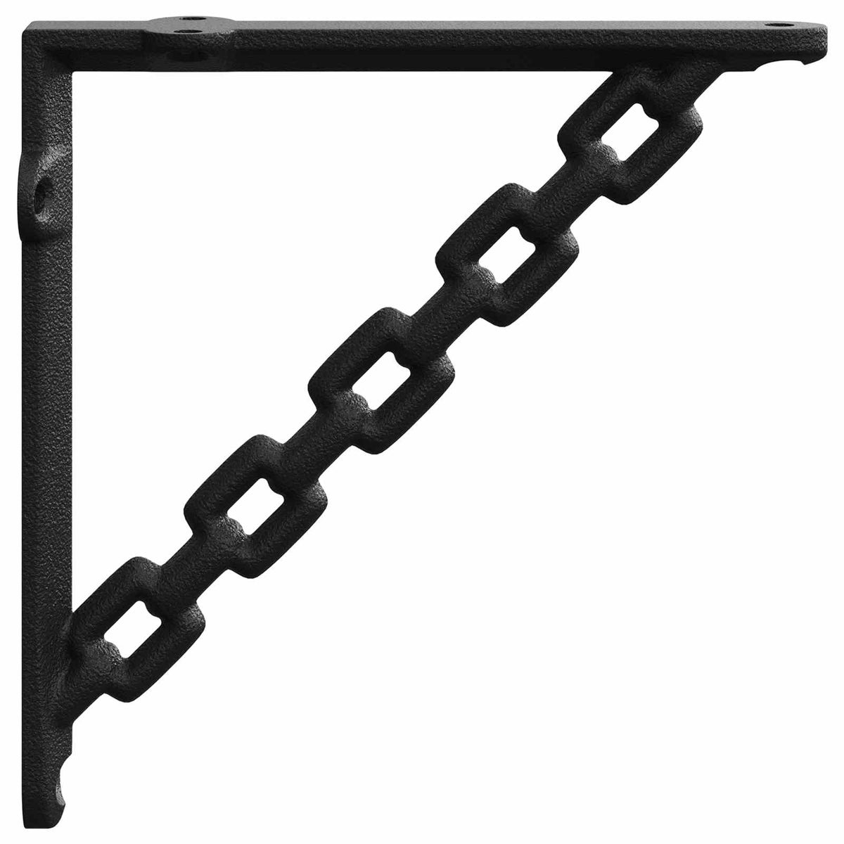 Fal polc tartók 12 db Fekete 21 x 21 x 3.5 cm Acél 2