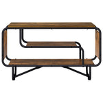 TV állvány 80 x 36 x 45 cm Füstös Tölgy Szerelt Fa 2