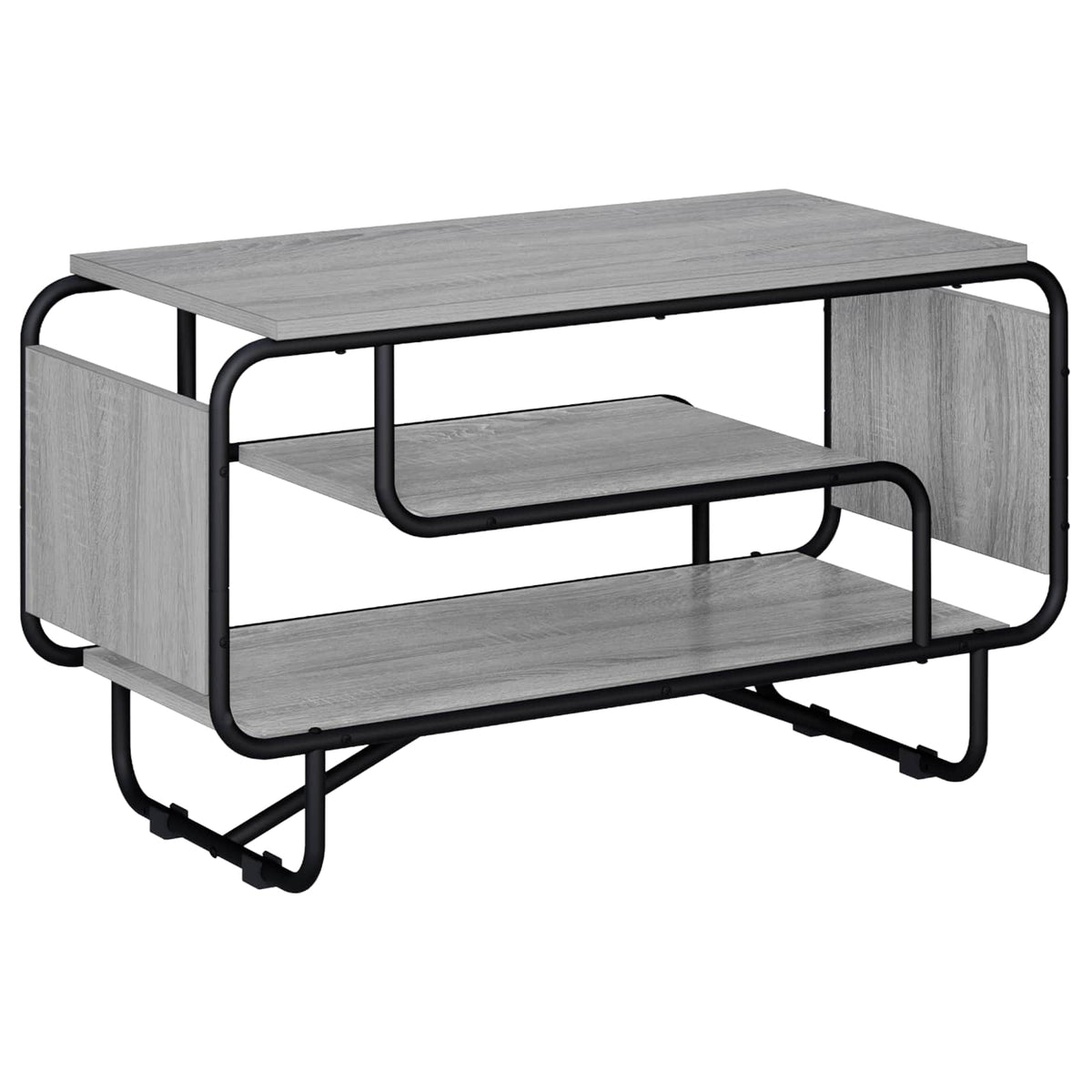 TV állvány 80 x 36 x 45 cm Szürke Sonoma Szerelt Fa