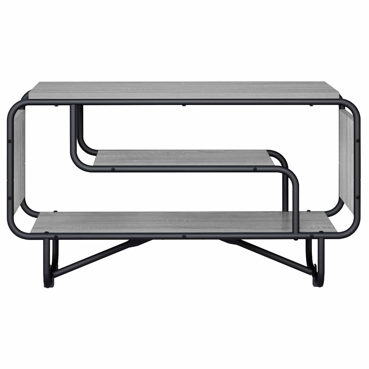 TV állvány 80 x 36 x 45 cm Szürke Sonoma Szerelt Fa 2