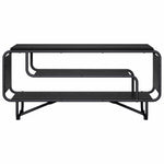 TV állvány 98 x 36 x 45 cm Fekete Tölgy Szerelt Fa 2