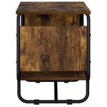 TV állvány 98 x 36 x 45 cm Füstös Tölgy Szerelt Fa 3