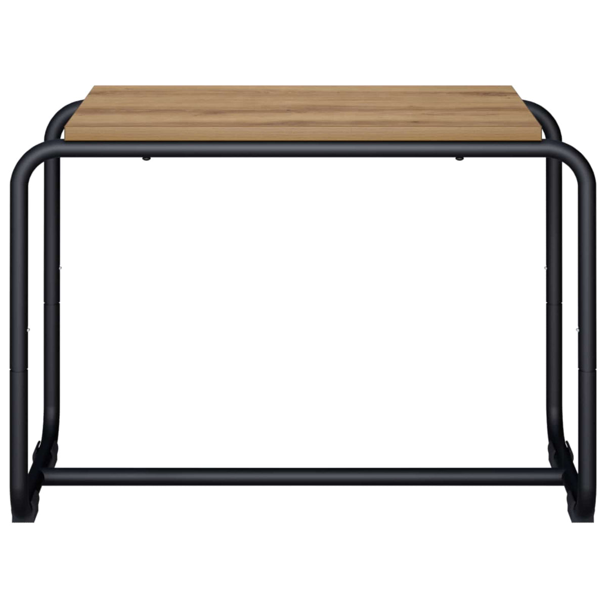 TV állvány 60 x 35,5 x 42 cm Kézműves Tölgy Szerelt Fa 2