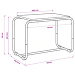 TV állvány 60 x 35,5 x 42 cm Kézműves Tölgy Szerelt Fa 5