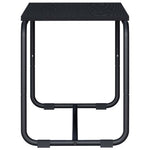 TV állvány 80 x 35,5 x 42 cm Fekete Tölgy Szerelt Fa 3