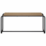 TV állvány 98 x 35,5 x 42 cm Kézműves Tölgy Szerelt Fa 2