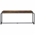 TV állvány 113.5 x 35.5 x 42 cm Füstös Tölgy Szerelt Fa 2