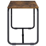 TV állvány 113.5 x 35.5 x 42 cm Füstös Tölgy Szerelt Fa 3