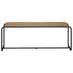 TV állvány 113.5 x 35.5 x 42 cm Kézműves Tölgy Szerelt Fa 2