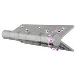 Zsanér 16 db 125 x 75 x 13 mm Ezüst Acél 9