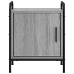 Éjjeliszekrény 2 db Szürke Sonoma 40 x 30 x 50 cm Szerelt Fa 5
