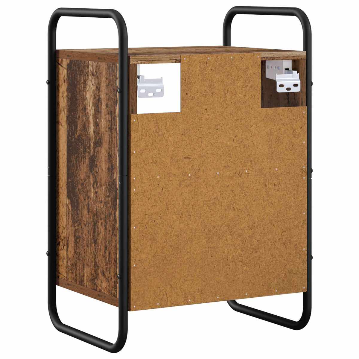 Függő éjjeli szekrény 2 db Antik Fa 40 x 30 x 60 cm Szerelt Fa 6