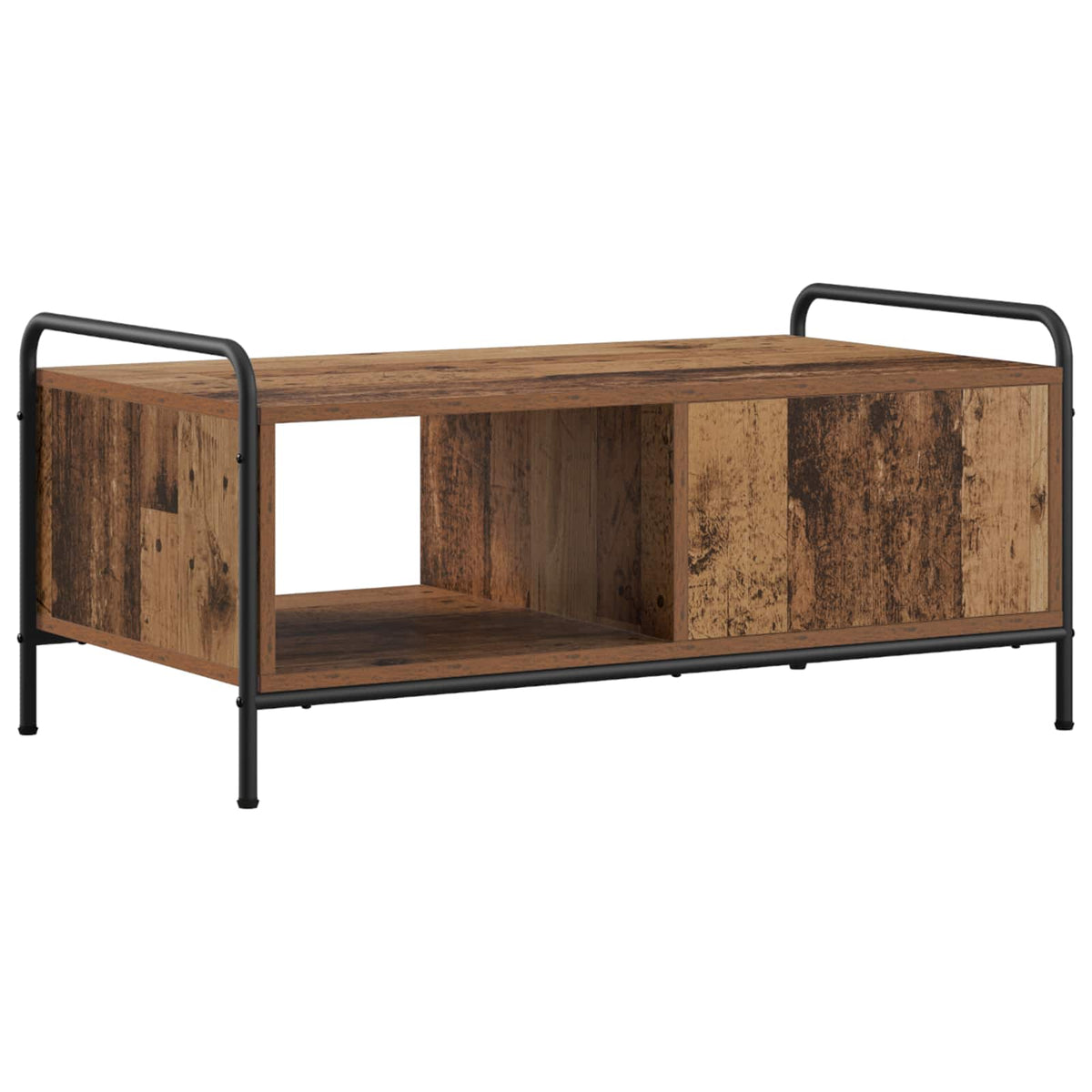 Dohányzóasztal Antik Fa 90 x 49 x 41 cm Szerelt Fa 6