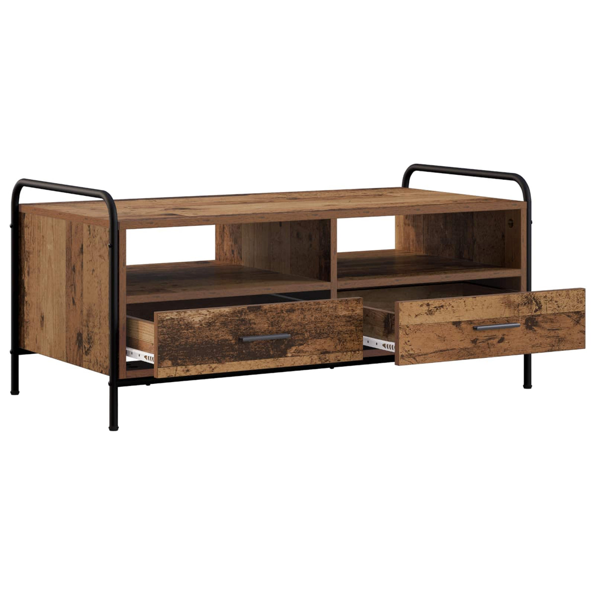 Dohányzóasztal Antik Fa 99,5 x 49 x 46 cm Szerelt Fa 3