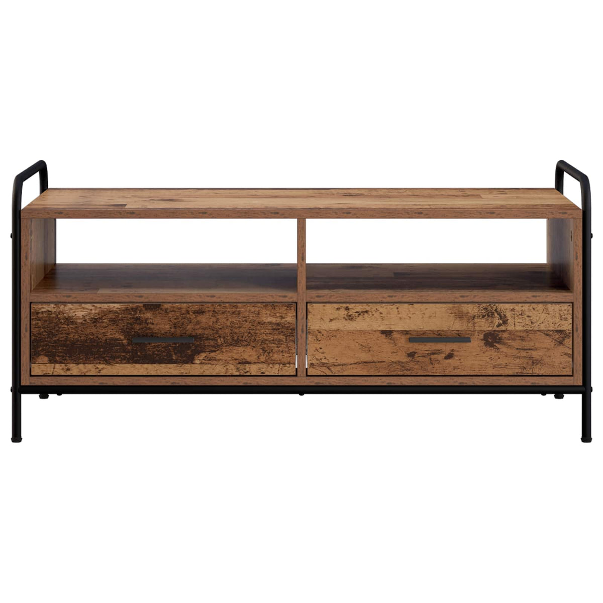Dohányzóasztal Antik Fa 99,5 x 49 x 46 cm Szerelt Fa 4