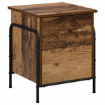 Tároló Doboz Antik Fa 80 x 40 x 49,5 cm Szerelt Fa 5